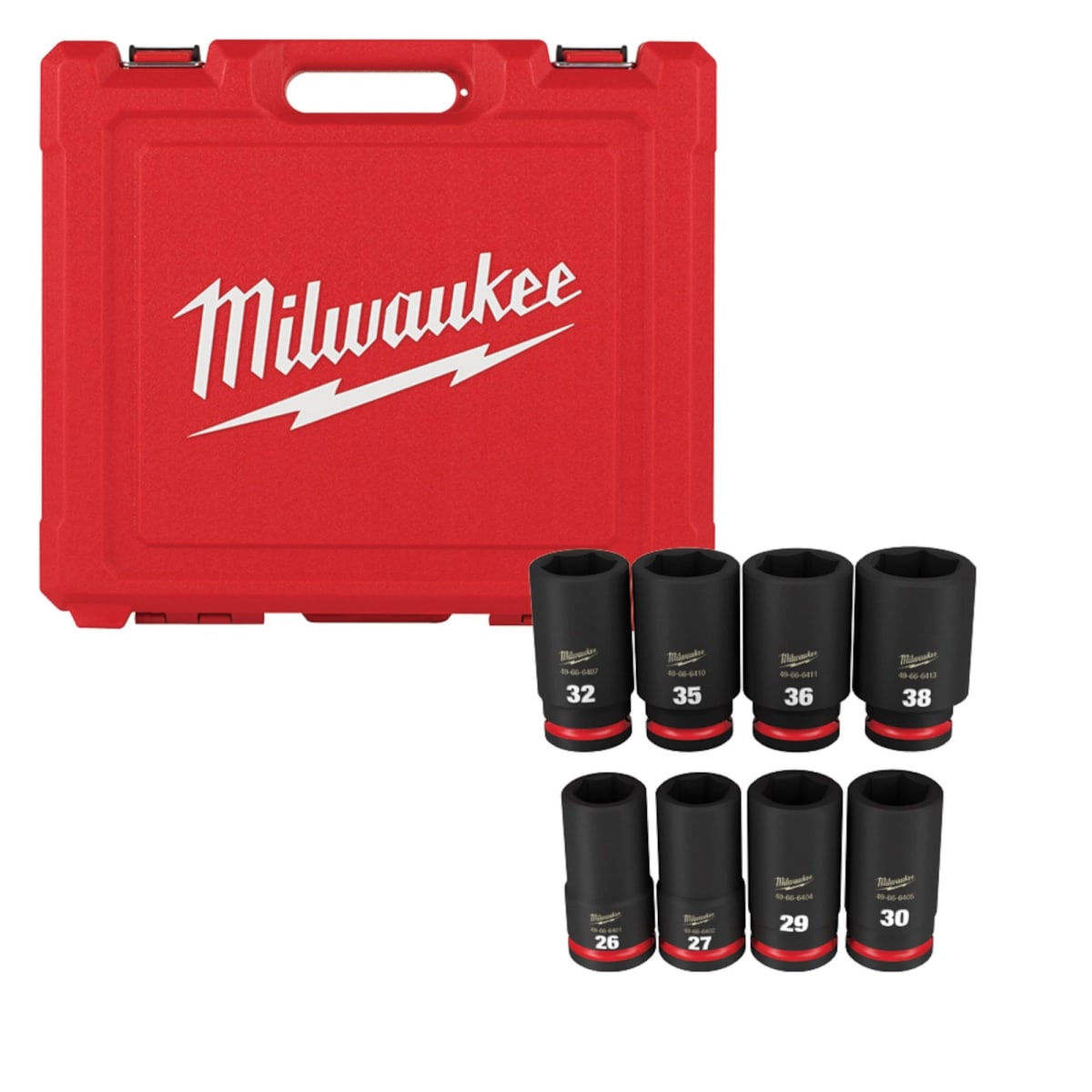 SET 8PC DADO DE IMPACTO 3/4 MM MILWAUKEE 49-66-70202