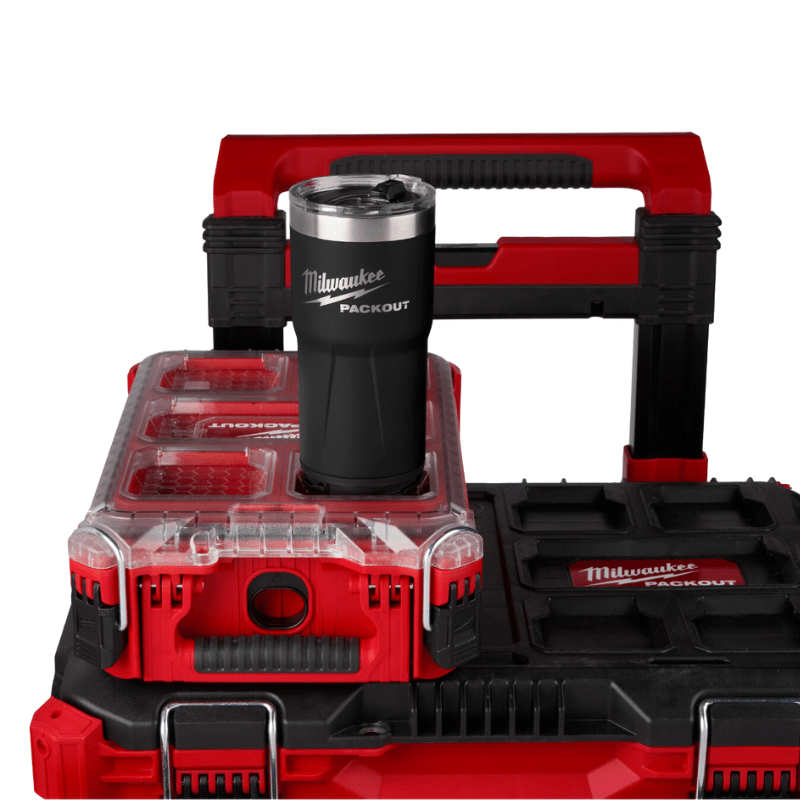 VASO 20 OZ PACKOUT NEGRO MILWAUKEE 48-22-8392B4