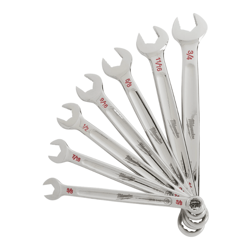 SET 7 LLAVES PUNTA CORONA SAE MILWAUKEE 48-22-94074