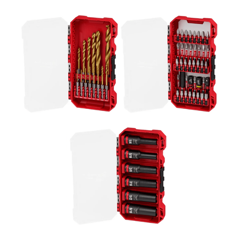 SET 60 BROCAS Y PUNTAS + CAJA PACKOUT 48-32-51625