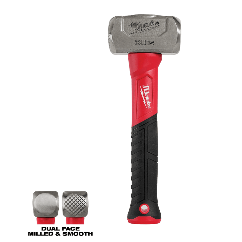 COMBO MARTILLO ACERO 3LB MANGO FIBRA DE VIDRIO MILWAUKEE 48-22-93105