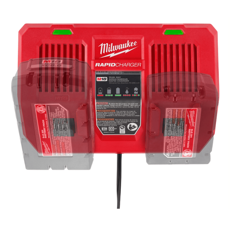CARGADOR RAPIDO DOBLE M18 MILWAUKEE 48-59-18025