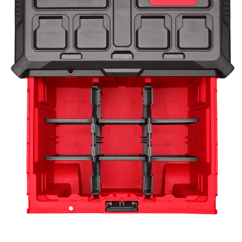 CAJA HERRAMIENTA RODANTE CON CAJONES PACKOUT MILWAUKEE 48-22-84205