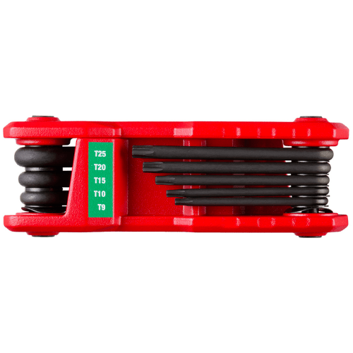 SET 8 LLAVES TORX PLEGABLES 48-22-21845