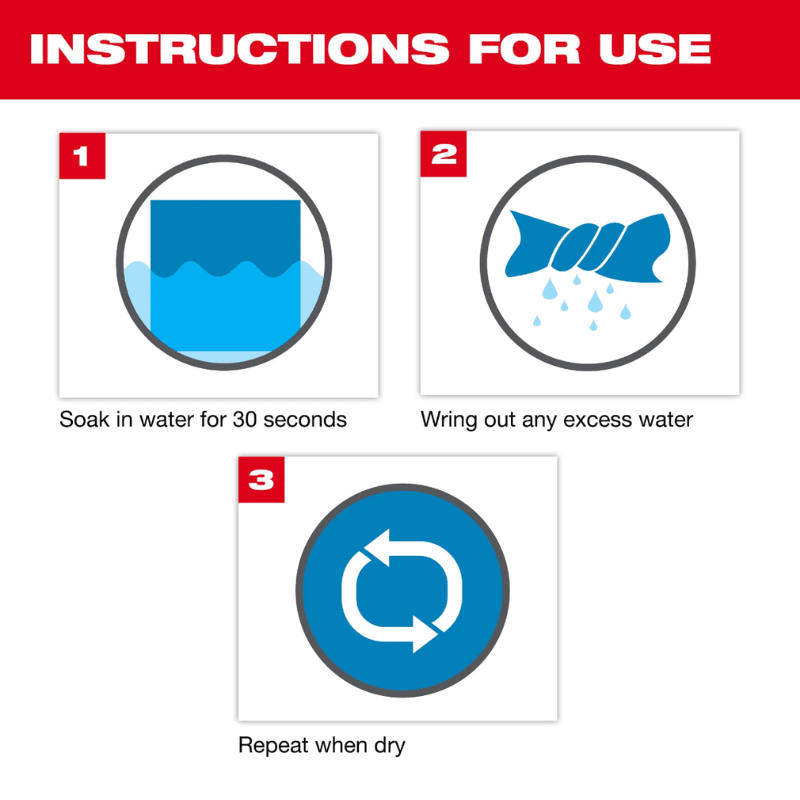 BANDA DE SUDOR REFRESCANTE PARA CASCO BOLT MILWAUKEE 48-73-45425
