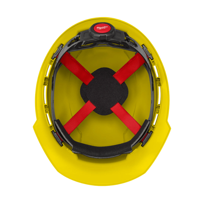 CASCO DE SEGURIDAD CON VENTILACION BOLT AMARILLO MILWAUKEE 48-73-12025