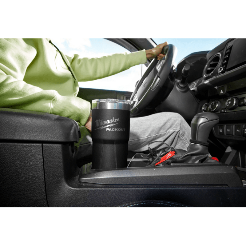 VASO 20 OZ PACKOUT NEGRO MILWAUKEE 48-22-8392B5