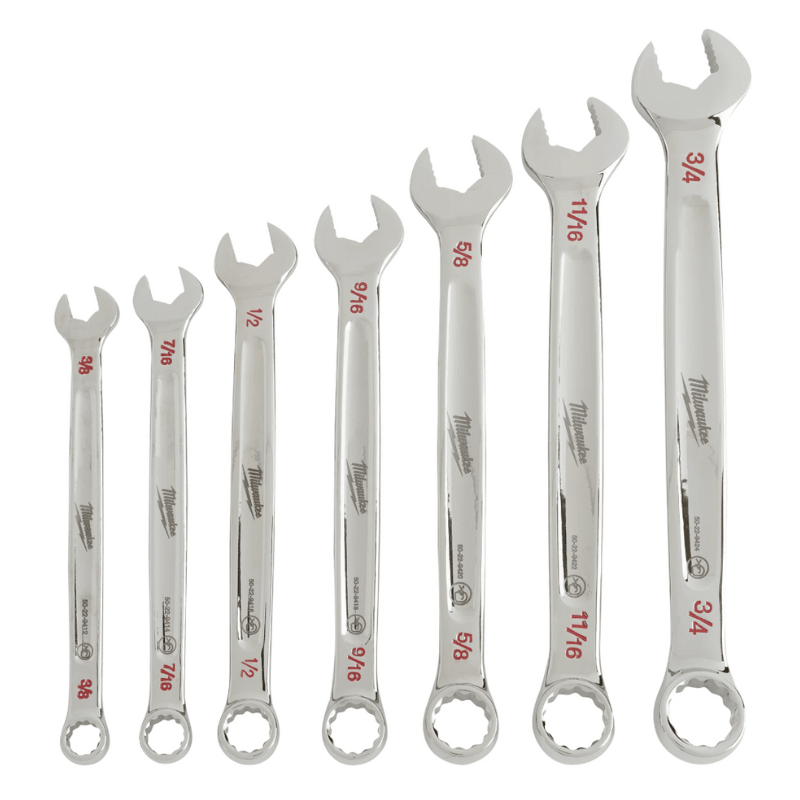 SET 7 LLAVES PUNTA CORONA SAE MILWAUKEE 48-22-94075