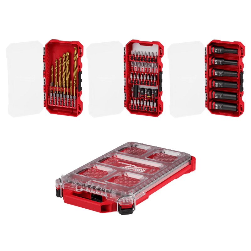SET 60 BROCAS Y PUNTAS + CAJA PACKOUT 48-32-51626