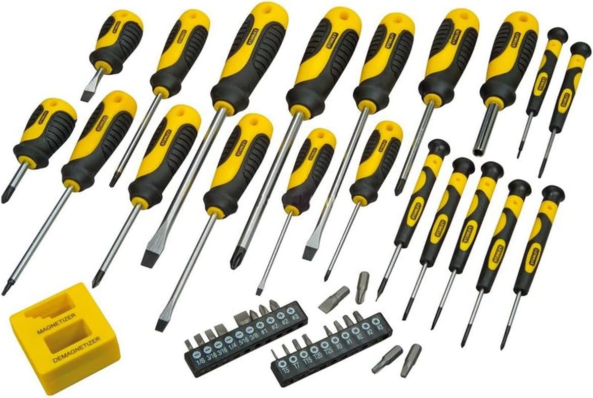 JUEGO DE DESTORNILLADORES 42 PCS STANLEY 62-1134