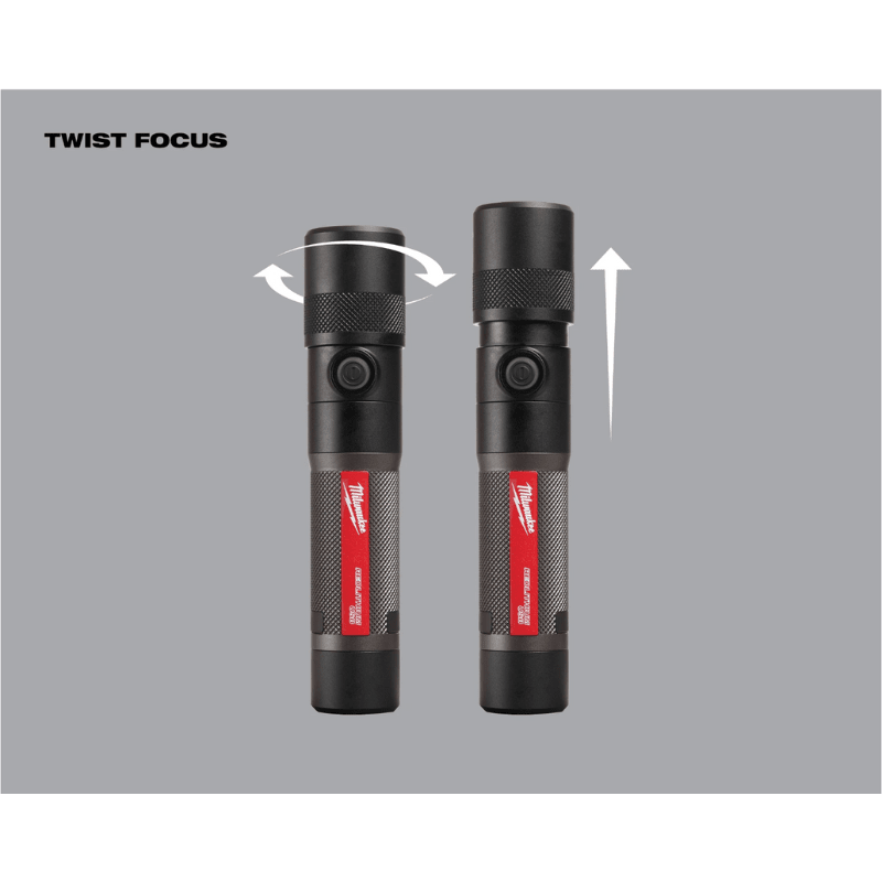 LINTERNA DE ENFOQUE GIRATORIO REDLITHIUM USB 1100L MILWAUKEE 2161-216