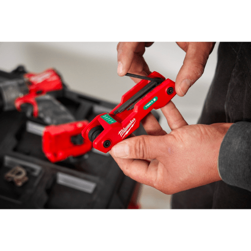 SET 8 LLAVES TORX PLEGABLES 48-22-21846