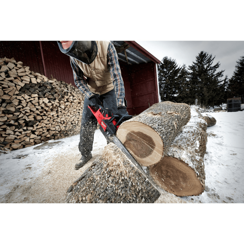 KIT MOTOSIERRA + SOPLADOR + BAT 12 AH FUEL M18 MILWAUKEE 2727-21HDB6