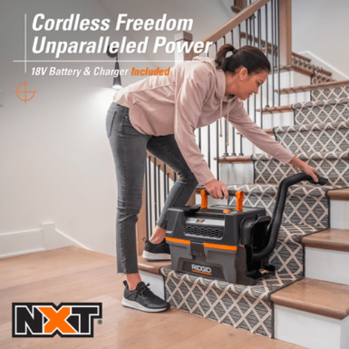 ASPIRADORA 3 GAL INALAMBRICA RIDGID 18V HD03206