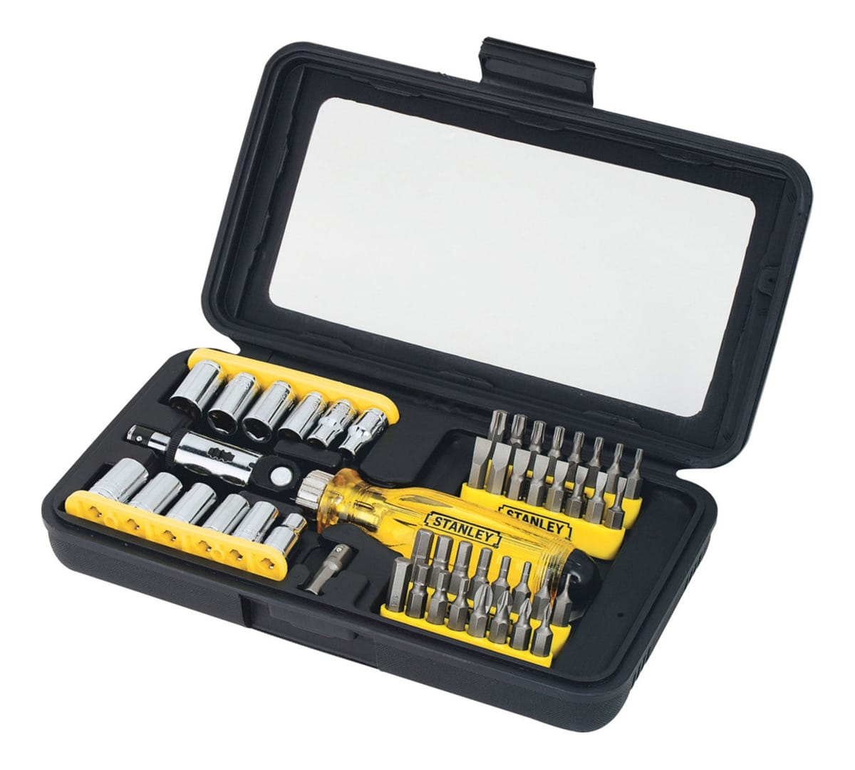 JUEGO DE DESTORNILLADOR RATCHET 47 PCS STANLEY 68-736 0