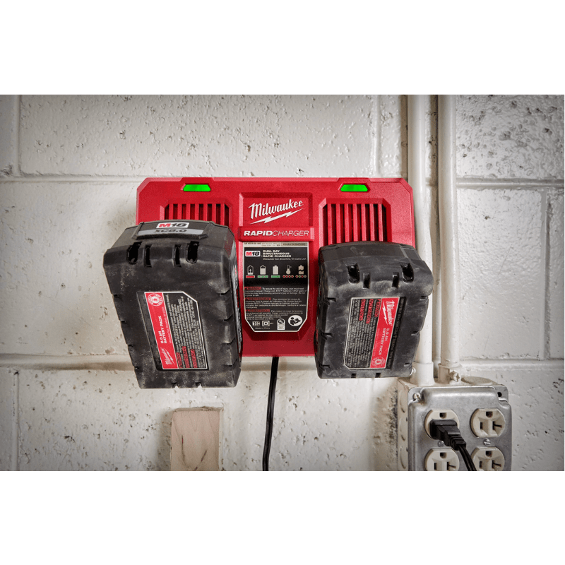CARGADOR RAPIDO DOBLE M18 MILWAUKEE 48-59-18027