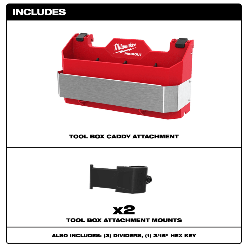 ACCESORIO PARA CAJA DE HERRAMIENTAS PACKOUT MILWAUKEE 48-22-86029
