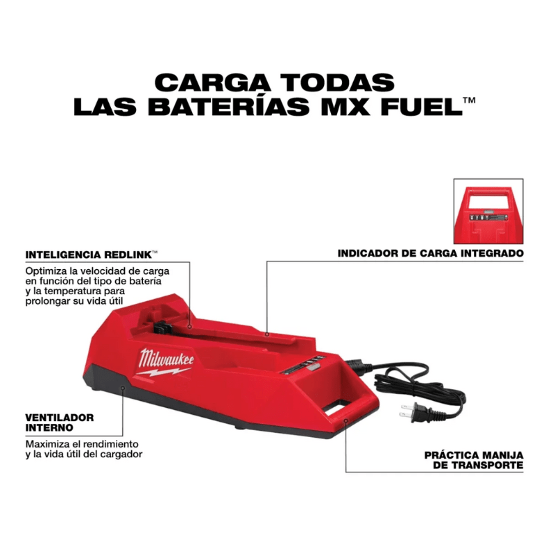 CARGADOR MX FUEL MXFC-59 MILWAUKEE7