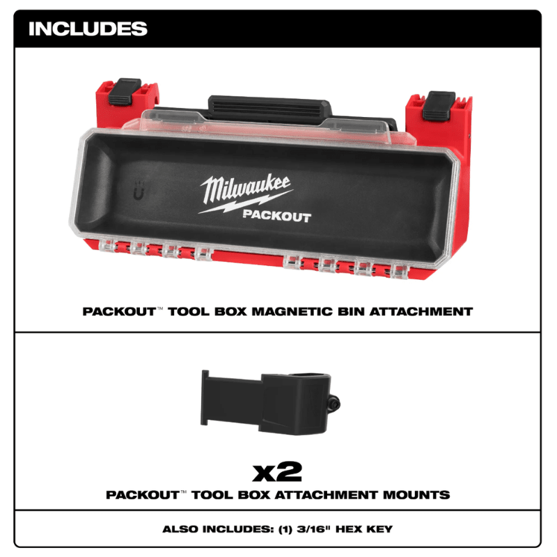 BANDEJA MAGNÉTICA PARA CAJA PACKOUT MILWAUKEE 48-22-86117