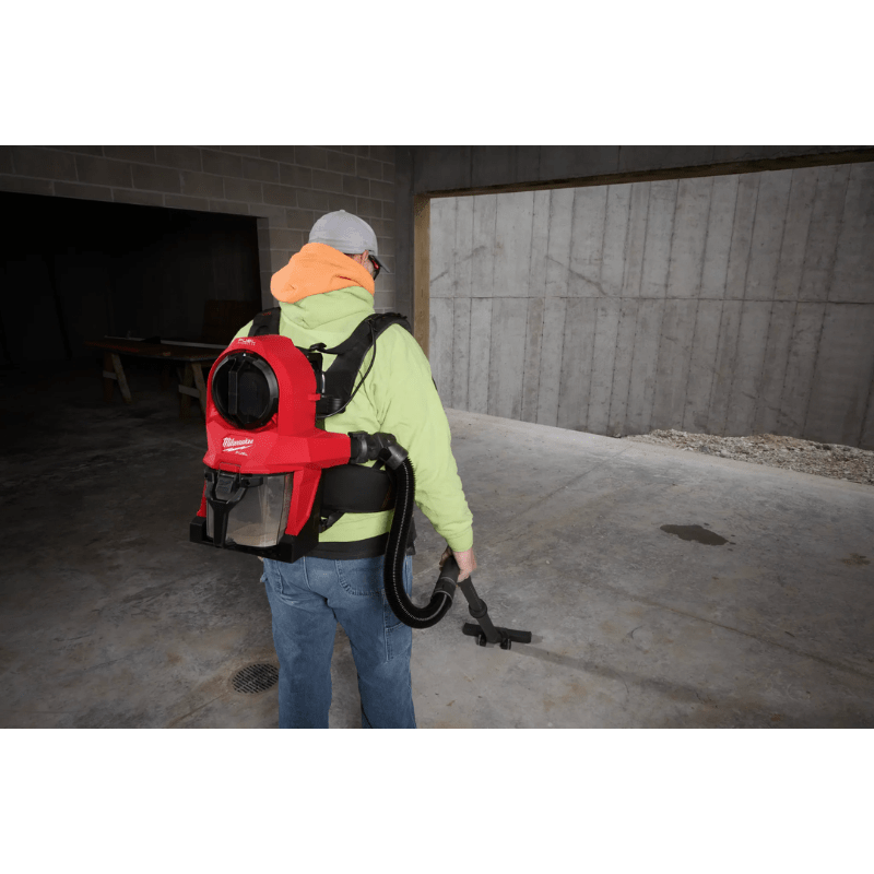 ASPIRADORA DE ESPALDA INALAMBRICA 1 GALON EN SECO 3 EN 1 M18 MILWAUKEE 0895-207