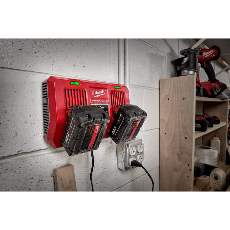 CARGADOR RAPIDO DOBLE M18 MILWAUKEE 48-59-18028