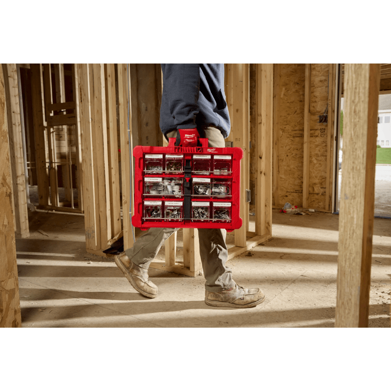 ORGANIZADOR DE CONTENEDORES INCLINABLES PACKOUT MILWAUKEE 48-22-84337