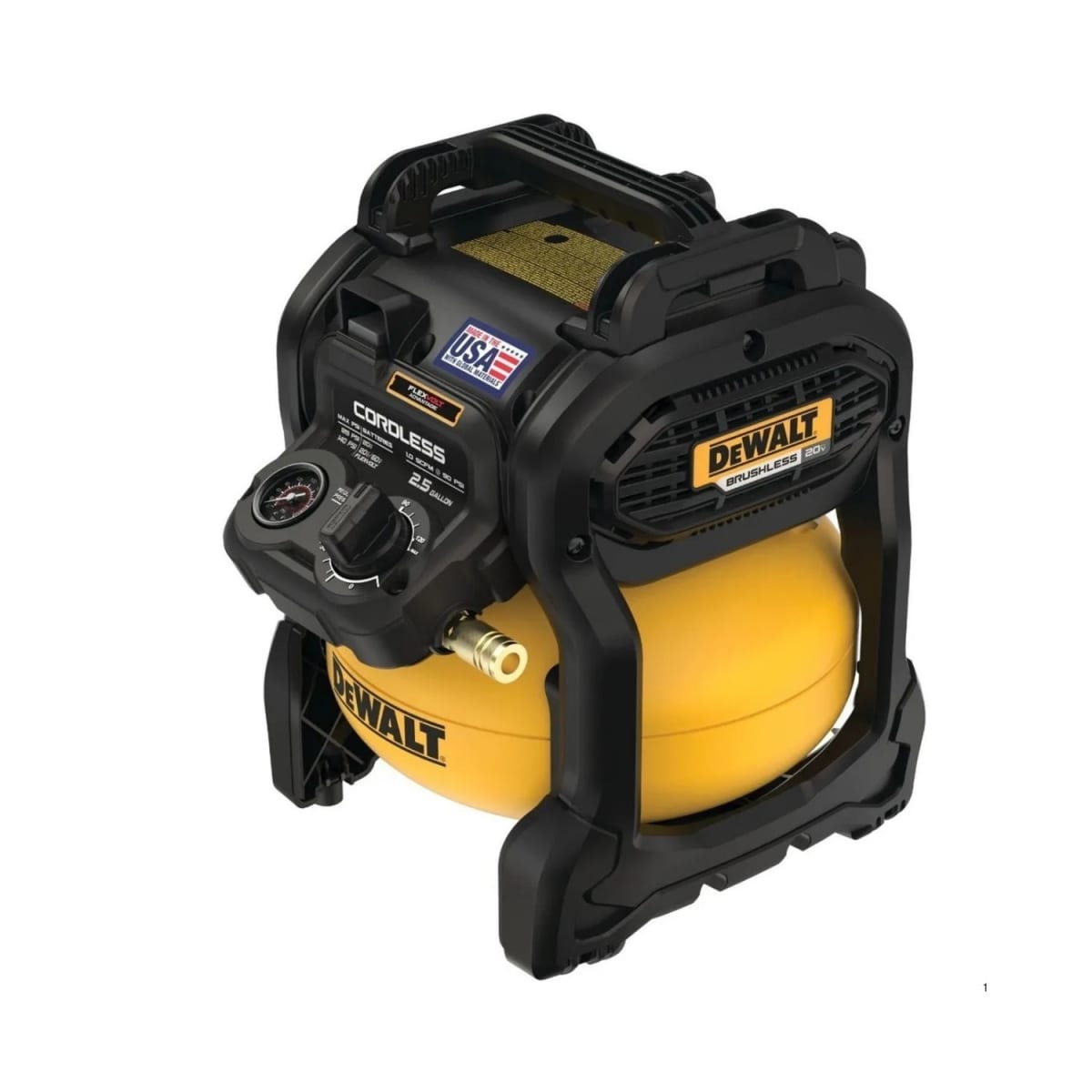 COMPRESOR DE AIRE INALAMBRICO DE 2.5 GAL DE 20 V DEWLAT DCC2520B 0