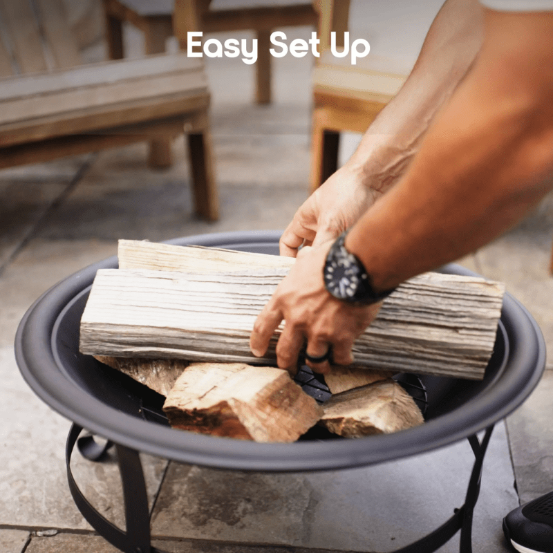 BRASERO METAL PARA JARDIN 20” COZI 30037TDS8