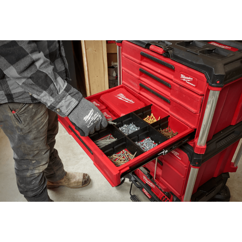 CAJA DE HERRAMIENTAS 4 CAJONES PACKOUT MILWAUKEE 48-22-84449