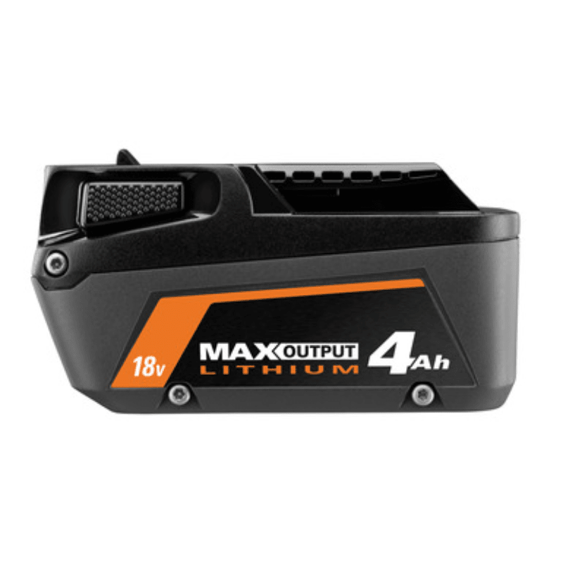 KIT DE INICIO MAX OUTPUT 2 BATERIAS 4.0AH 18V Y CARGADOR RIDGID AC8609340SB3