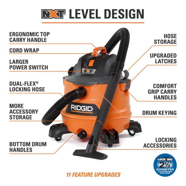 ASPIRADORA 14 GAL RIDGID HD14014