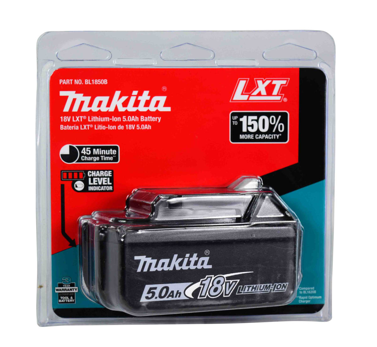 BATERIA MAKITA LXT 18V 5.0 AH BL1850B1
