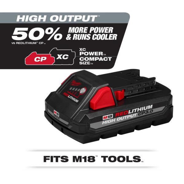 SET BATERIA MILWAUKEE 6.0 + 3.0AH 48-11-1865S3