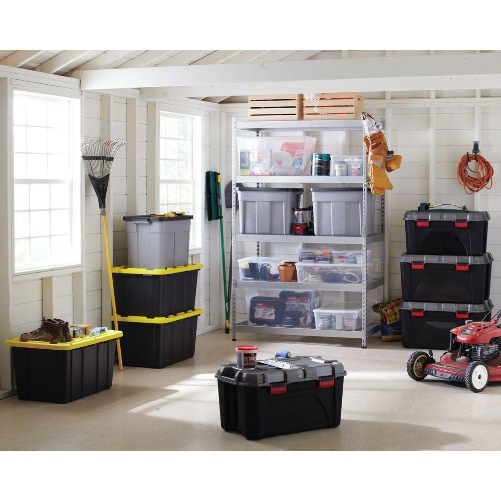 CAJA APILABLE 100 LTS C/ TAPA AMARILLA HDX 2075854