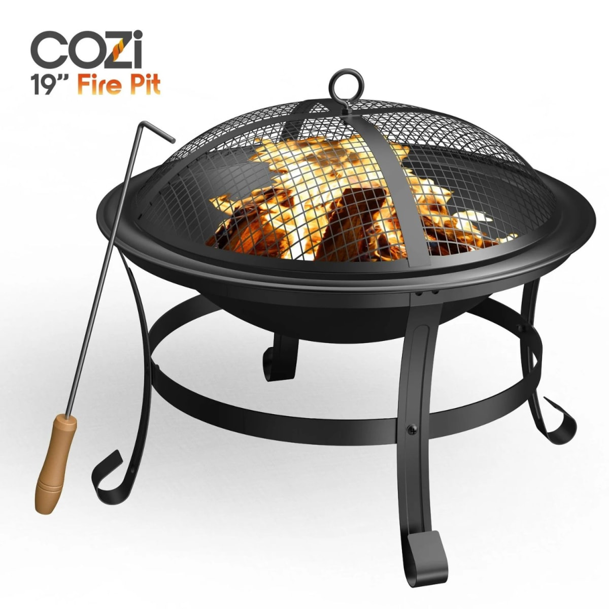 BRASERO METAL PARA JARDIN 20” COZI 30037TDS2