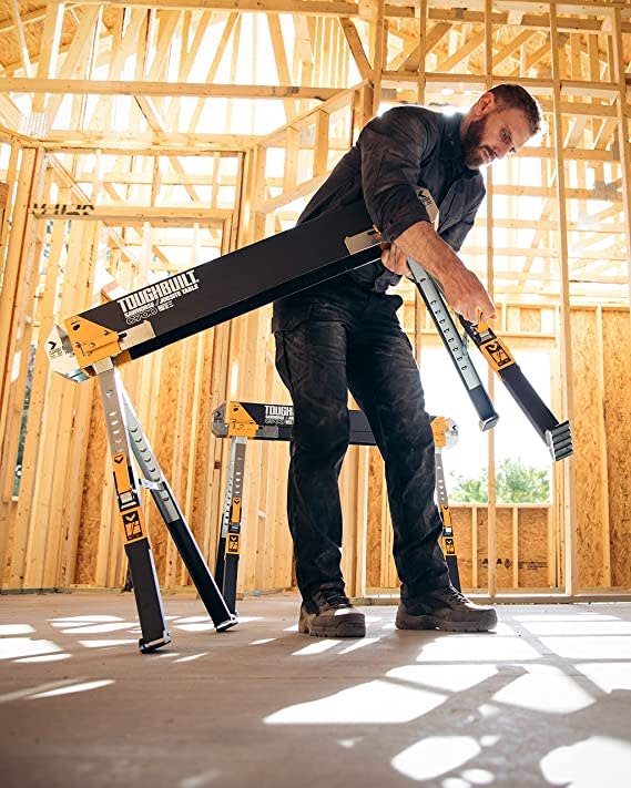 PACK 2 CABALLETES DE ACERO TOUGHTBUILT TB-C700 10