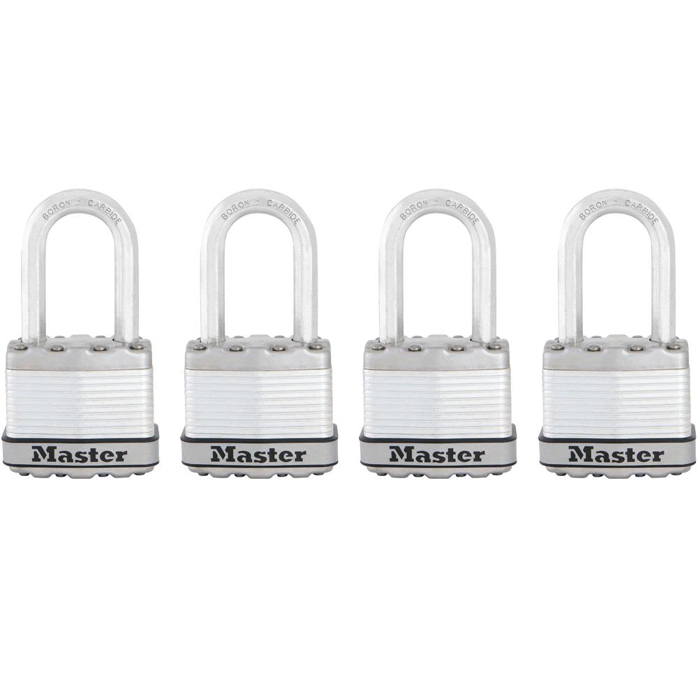 SET DE 4PC CANDADOS METALICOS MASTER 0
