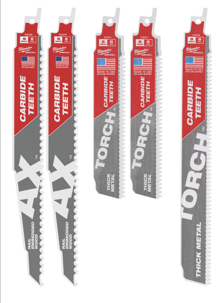 SET 5 HOJAS SIERRA FRONTAL MADERA Y METAL MILWAUKEE 49-22-55052