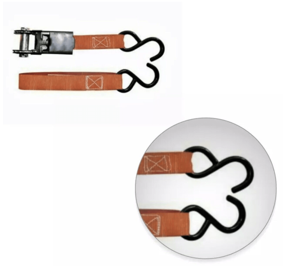 SET 4 STRAPS 15FT X 1