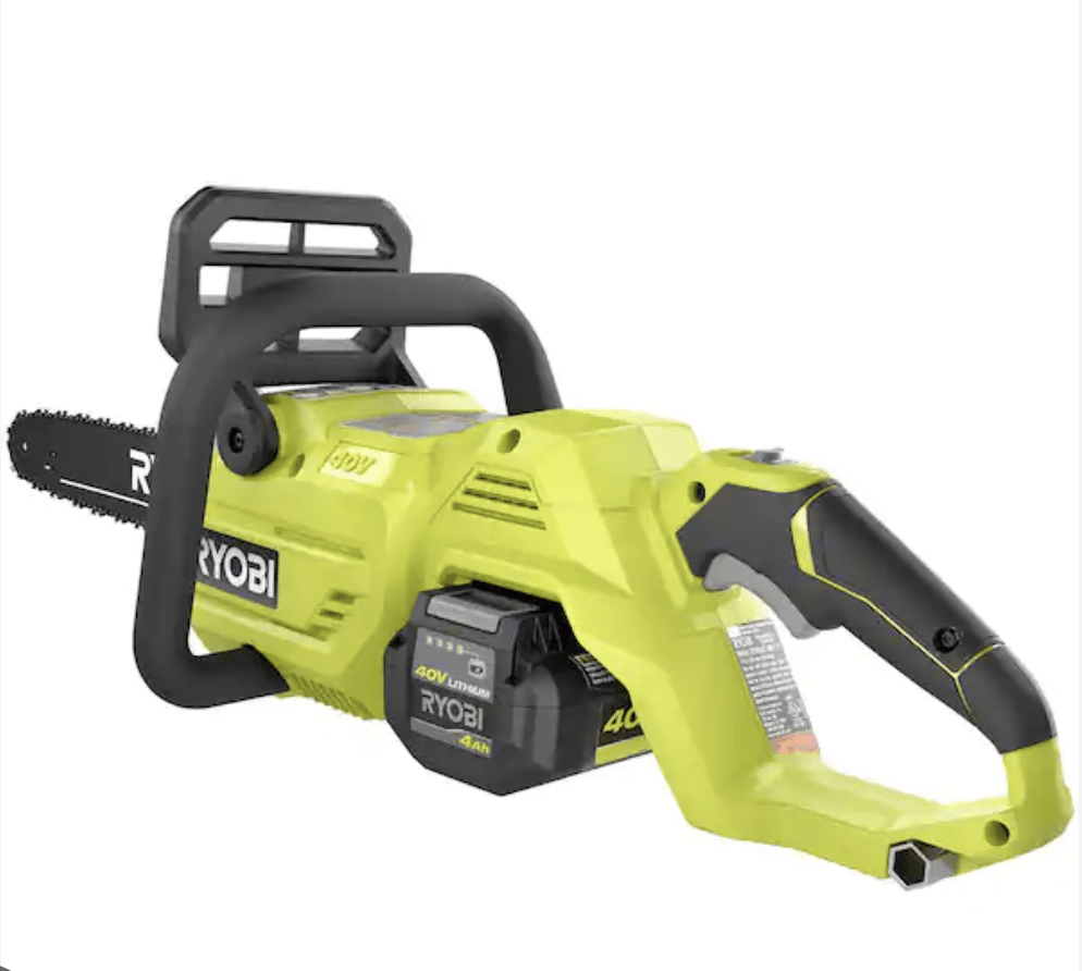 MOTOSIERRA INALAMBRICA 14” 40V RY405010 + BATERIA 4 AH RYOBI2