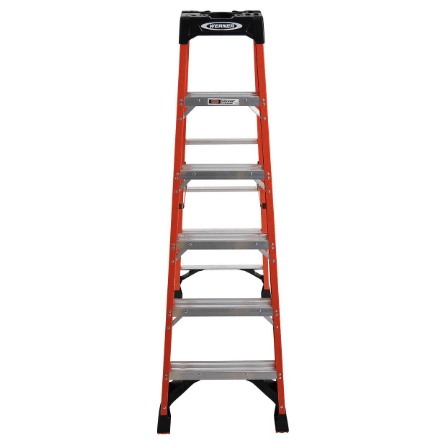 ESCALERA TIJERA FIBRA 1,83 MT. NARANJA WERNER 1148522