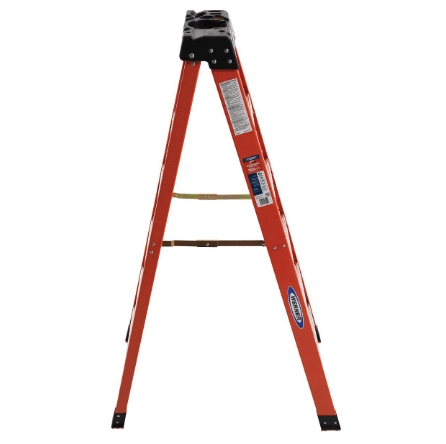 ESCALERA TIJERA FIBRA 1,83 MT. NARANJA WERNER 1148523