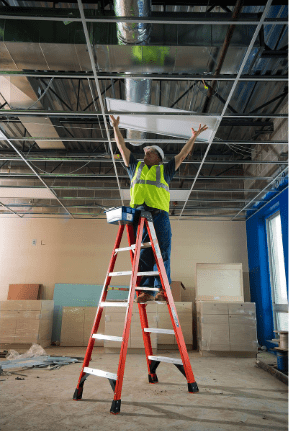 ESCALERA TIJERA FIBRA 1,83 MT. NARANJA WERNER 1148529