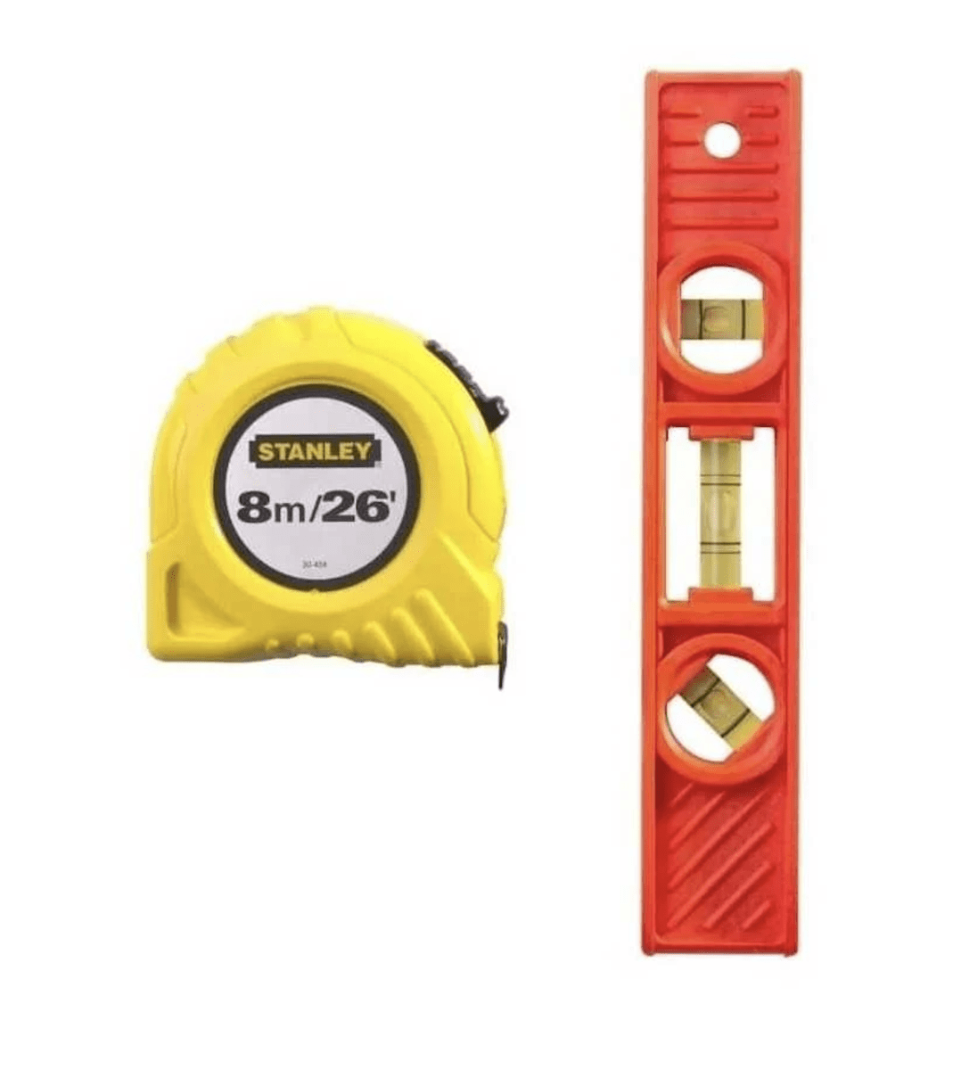 SET CINTA METRICA 8 MT Y NIVEL TORPEDO 203 MM STANLEY 94-5482