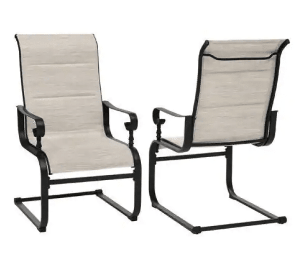 SET COMEDOR TERRAZA 6 SILLAS METAL HAMPTON BAY 10065724783