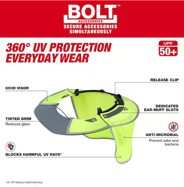 VISERA CON CARETA PARASOL BOLT  MILWAUKEE 48-73-10724