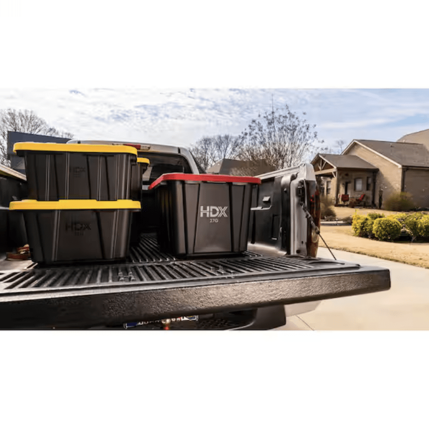 CAJA APILABLE 100 LTS C/ TAPA ROJA HDX 10057212545