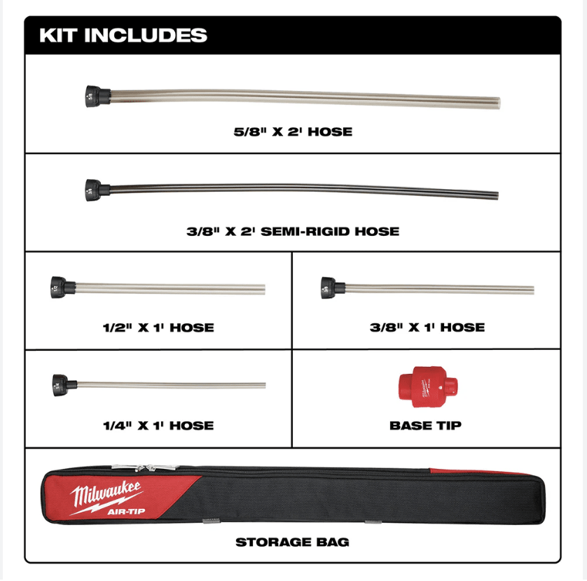 JUEGO DE  MICRO MANGUERAS FLEXIBLES DE LARGO ALCANCE MILWAUKEE 49-90-20373