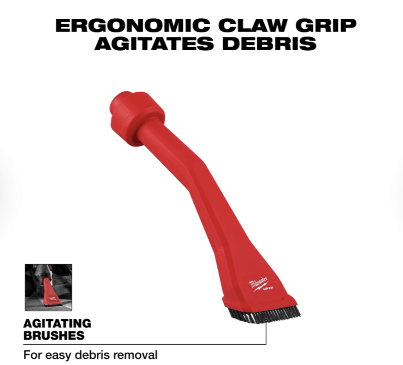 BOQUILLA UTILITARIA TIPO GARRA CON CEPILLOS MILWAUKEE 49-90-20402