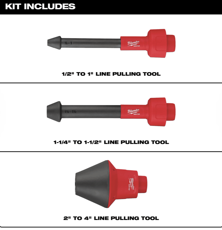 JUEGO DE TIRADOR DE CONDUCTOS MILWAUKEE 49-90-20244